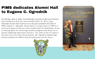 PIMS Dedicates Alumni Hall to Eugene C. Ogrodnik